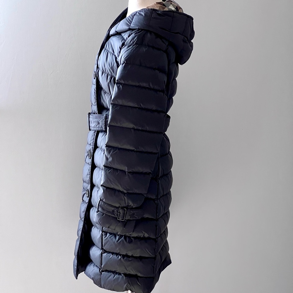 Burberry Down Puffer Coat in Black - Picture 4 of 15